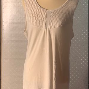 Coldwater Creek Size 14 White Tank